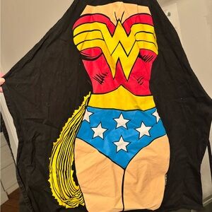 Wonder Woman Iconic Costume Graphic Apron - Black, Red, Yellow, Blue